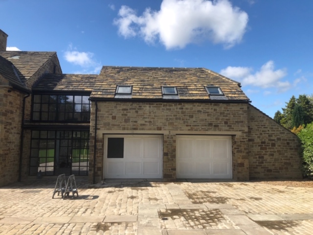 Slating of new extensions , link and garages to Beggar’s Roost , Alwoodley
